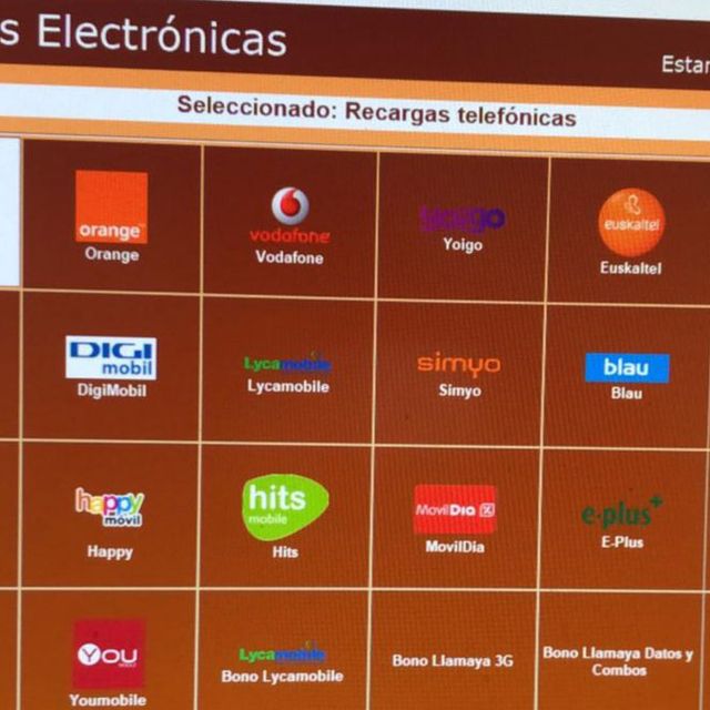 ESTANCO BOQUETILLO - EXPENDEDURÍA Nº 6 recargas telefónicas 